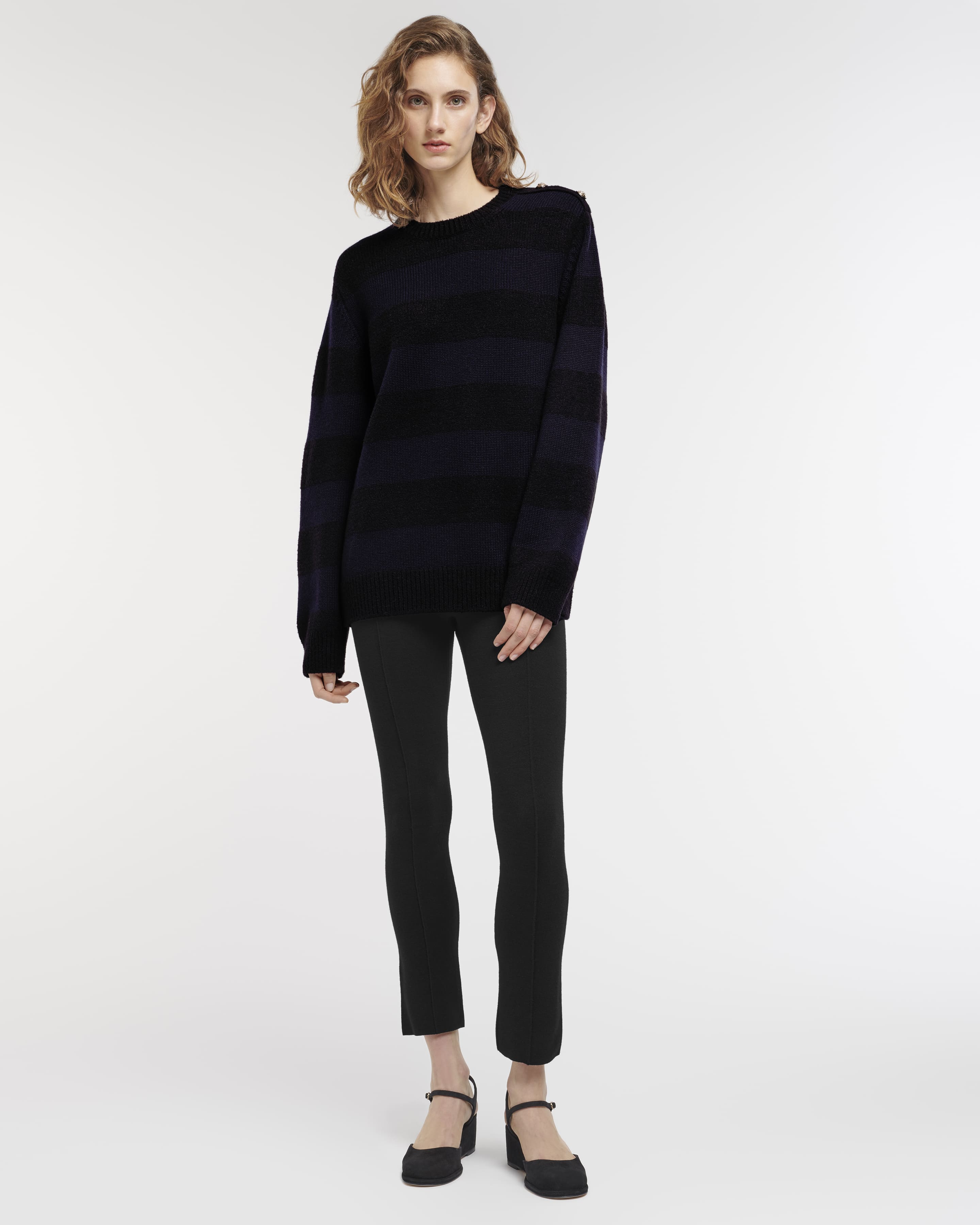 Striped cashmere outlet jumper