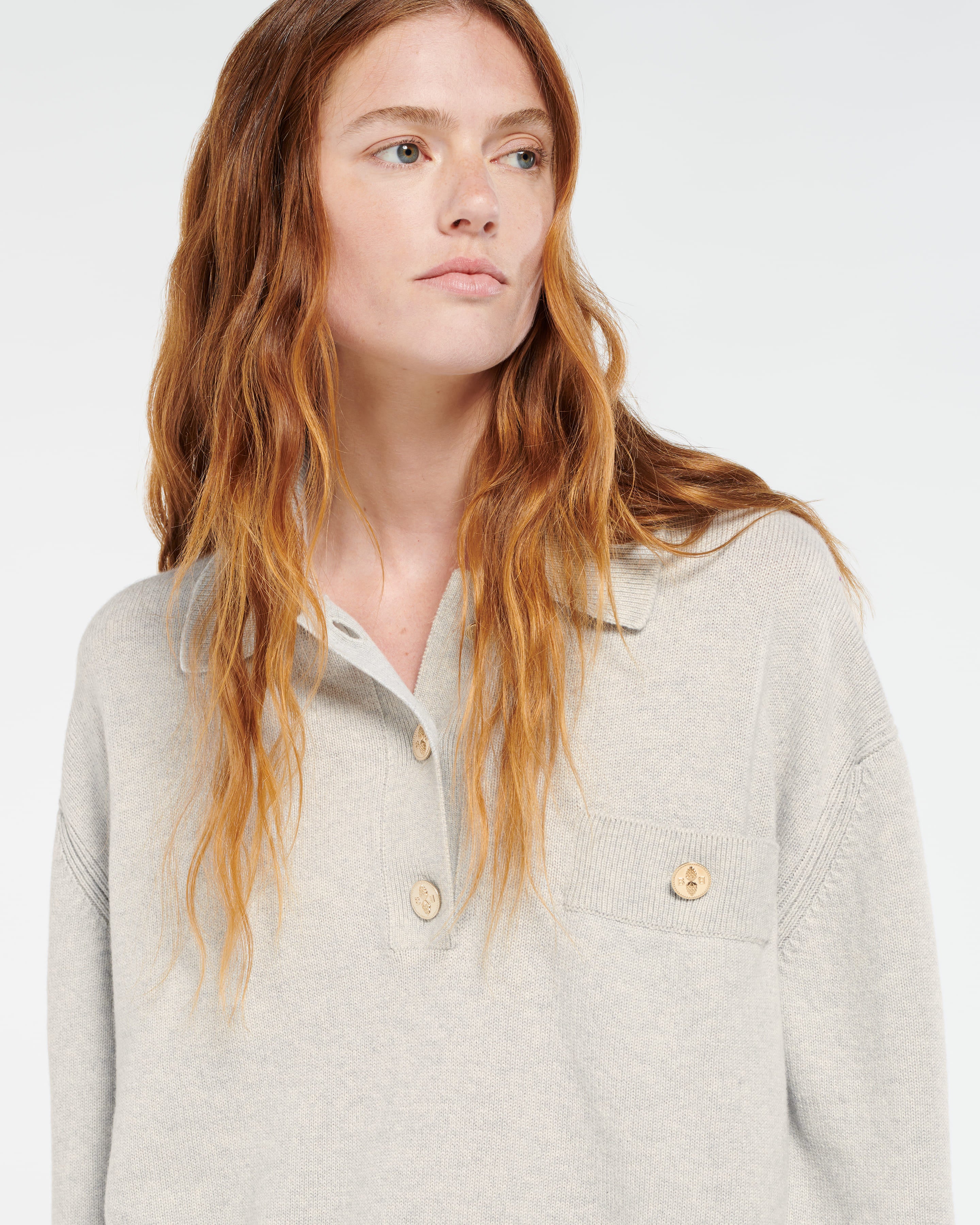 Polo collar jumper hotsell