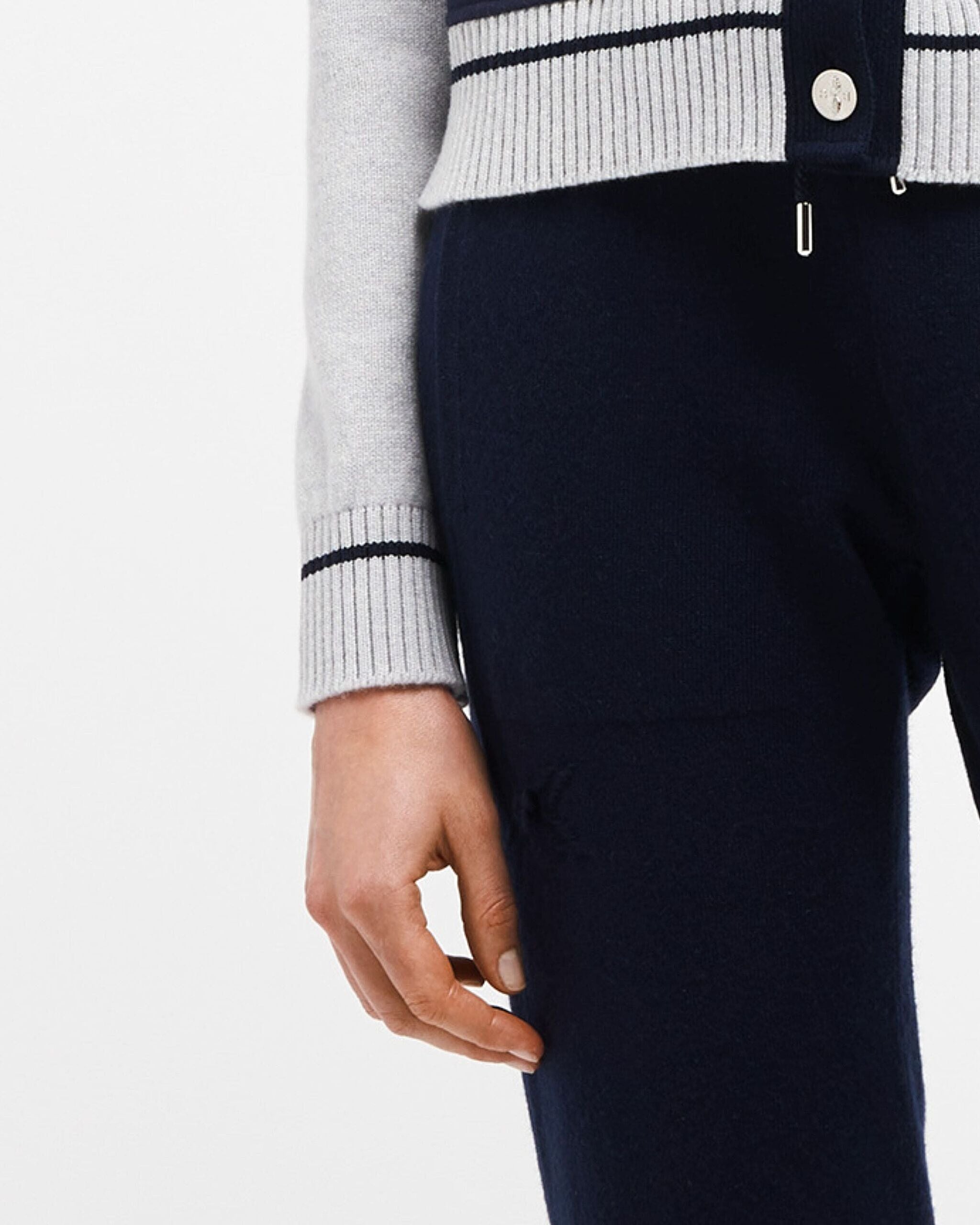 Navy discount cashmere joggers