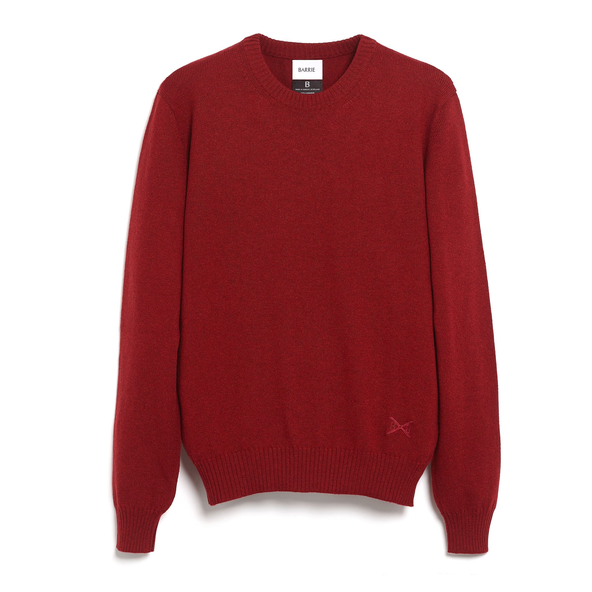 Round neck cashmere B Label jumper – Barrie.com